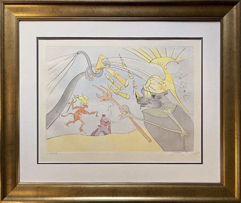 Salvador Dali Limited Edition Original Lithograph Hand Signed And