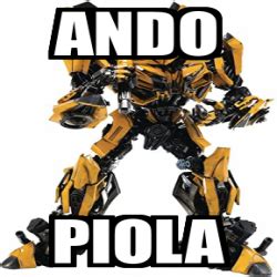 Meme Personalizado Ando Piola