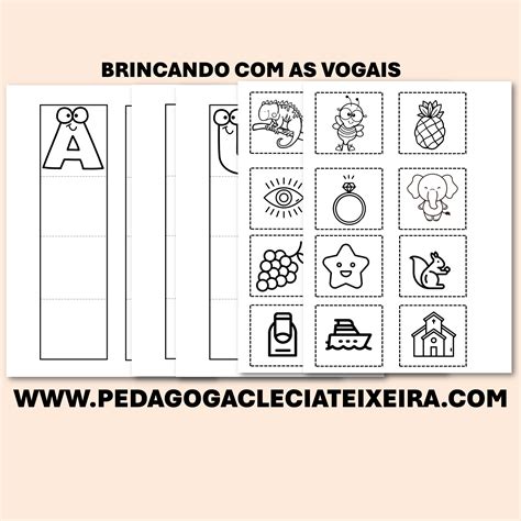 Brincando As Vogais Atividades Vogais Para A Educa O Infantil