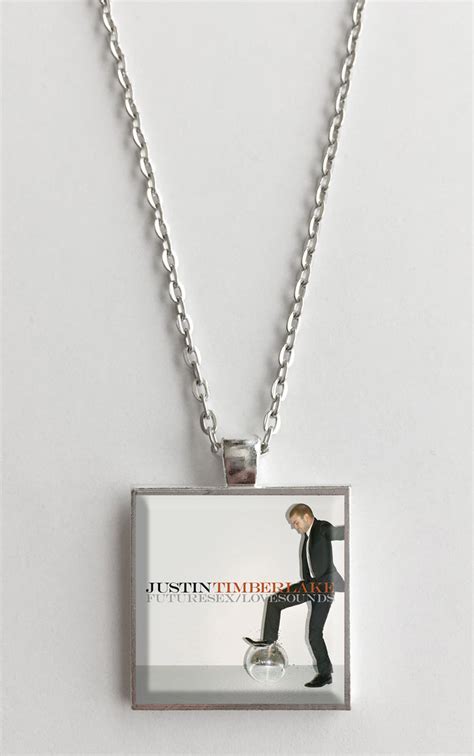 Justin Timberlake Futuresexlovesounds Album Cover Art Pendant Nec