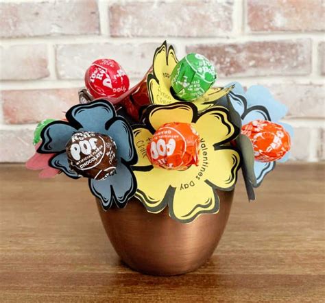 How To Make A Lollipop Flower Bouquet Diy Lollipop Bouquet