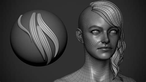 Hey Guys I Made An Insert Mesh For Making Hair In Zbrush 4r7p3 And Then Try Some New Worklows