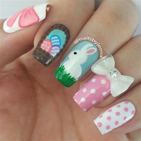 32 Cute Nail Art Designs For Easter Stayglam