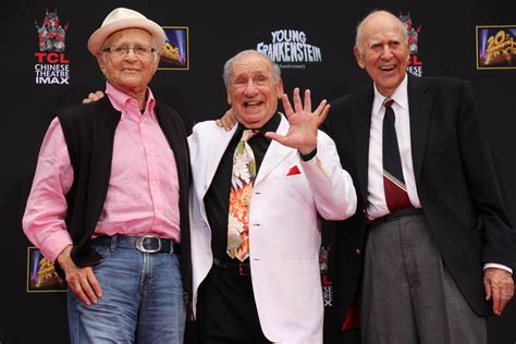 Los Angeles Sep 8 Norman Lear Carl Reiner Max Brooks At The Mel
