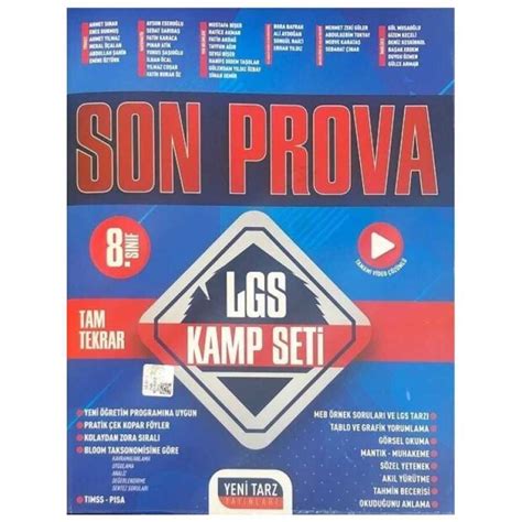 8 Sınıf LGS Son Prova Kamp Set Bkmkitap