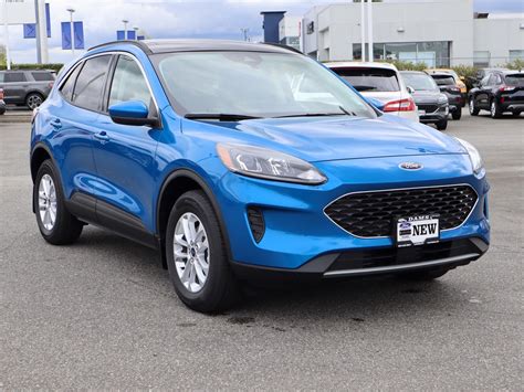 2021 Ford Escape Se Velocity Blue 15l Ecoboost® Engine With Auto Start Stop Technology Dams