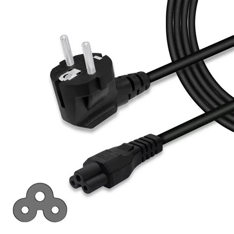 Ec Eu European 3 Prong 2 Pin Ac Laptop Power Cord For Asus Hp Sony Dell Lenovo Acer Sumsung