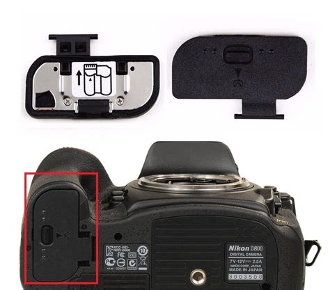 Easy Snap On Battery Door Lid For Nikon D810 D800 D800e Battery Cap Cover Ebay