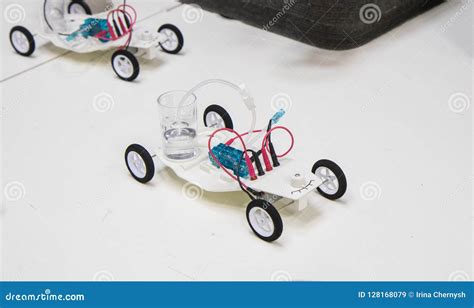 Sample Of Using A Hydrogen Engine In A Toy Car Stock Image Image Of