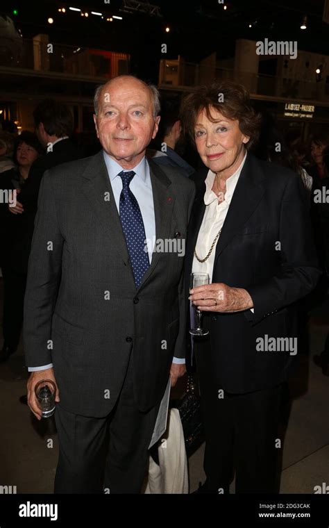 Jacques Toubon Et Sa Femme Lise Lors De La Soiree Des Ans Du Centre