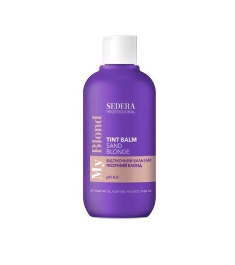 Оттеночный бальзам для волос Песочный блонд Sedera professional Tint balm Sand blonde pH 4 0