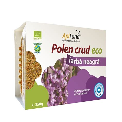 Polen CRUD Iarba Neagra ECO ApiLand 250g EMAG Ro