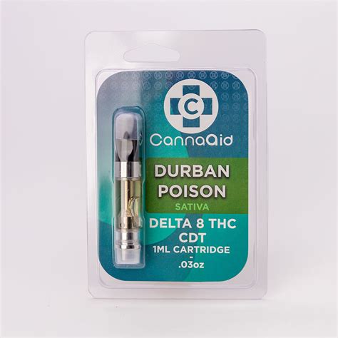 Thc Delta 8 Vape Cartridge 1ml Durban Poison Utopicann