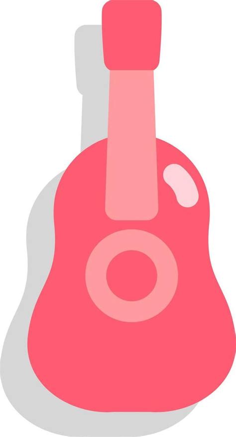 Pink Guitar Icon Illustration Vector On White Background 13603352 Vector Art At Vecteezy