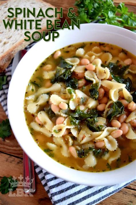 Spinach And White Bean Soup Lord Byron S Kitchen