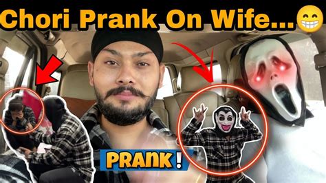 Ghar Me Ghusa Chor 😱 Prank On Wife Nikita Started Crying 😭prank