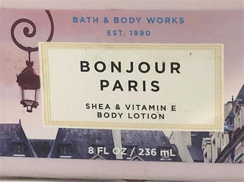 Bath Body Works Bonjour Paris Body Lotion Pump French Collection