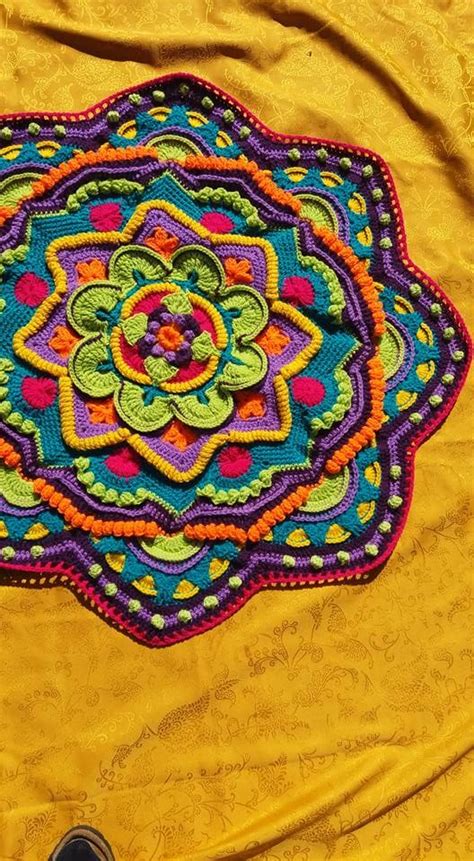 Week Crochet Mandala Pattern Crochet Mandala Afghan Crochet Patterns