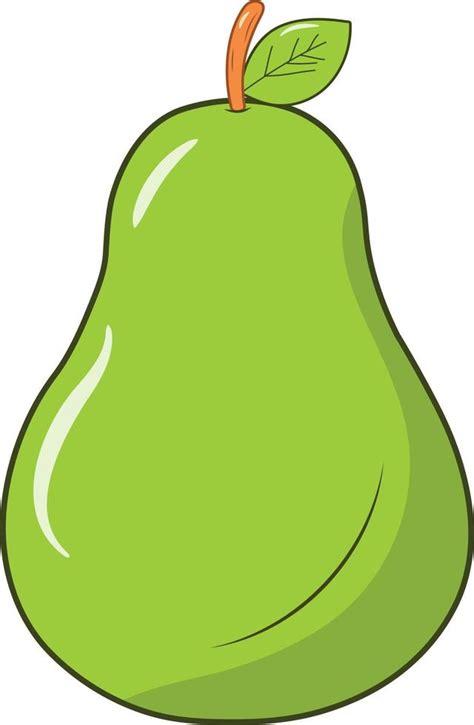 Pear Clip Art Vector Illustration 8085925 Vector Art at Vecteezy