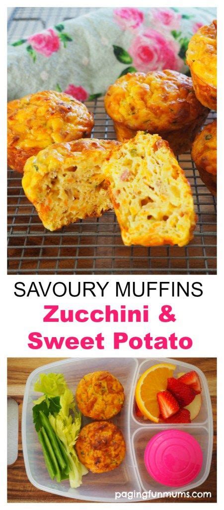 Zucchini And Sweet Potato Savoury Muffins Paging Fun Mums Savory