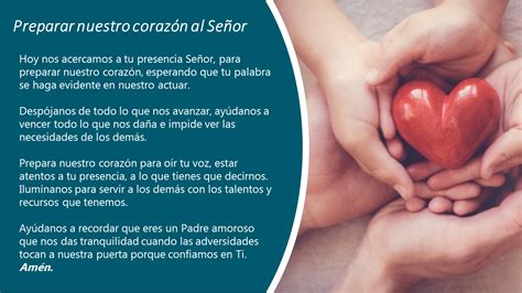 Vive FISSEP Oración para preparar nuestro corazón al Señor