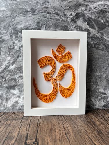 Framed Paper Quilling Om Art Trupti S Craft