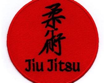 Inch Bjj Jiu Jitsu Patch Badge Etsy