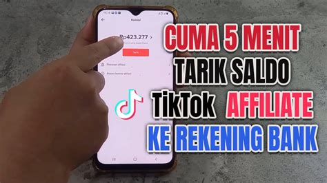 Cara Tarik Komisi Affiliate Tiktok Shop Ke Rekening Bank Terbaru Youtube