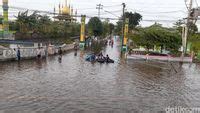 Penampakan Banjir Di Jalan Kaligawe Semarang 3 Hari Belum Surut