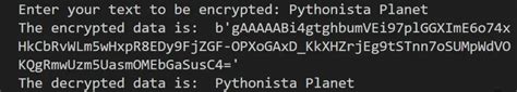 Cryptography Using Python Modules Pythonista Planet