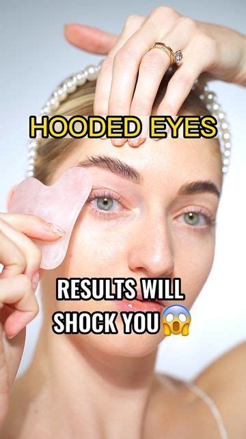 Valeriia Veksler Wellness Nurse On Instagram Hooded Eyes Trick With Gua Sha If You Have Hooded