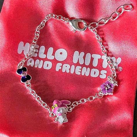 Sanrio Jewelry Bundle 3 Hk Items For Hello Kitty Friends My Melody