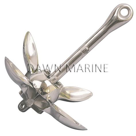 Claw Anchor Aisi Stainless Steel Dawn Marine