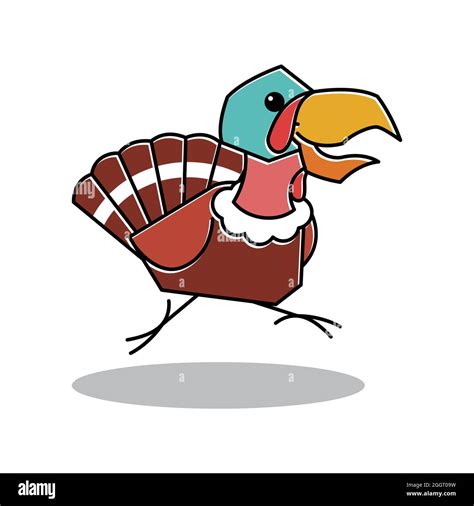 Farm Turkey Run Stock Vector Images Alamy