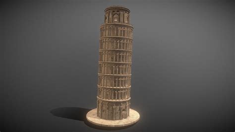 The Leaning Tower Of Pisa Buy Royalty Free D Model By Zhang Shangbin