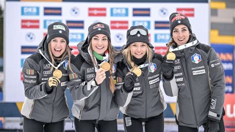 Biathlon Championnes Du Monde Du Relais Hannah Auchentaller Samuela