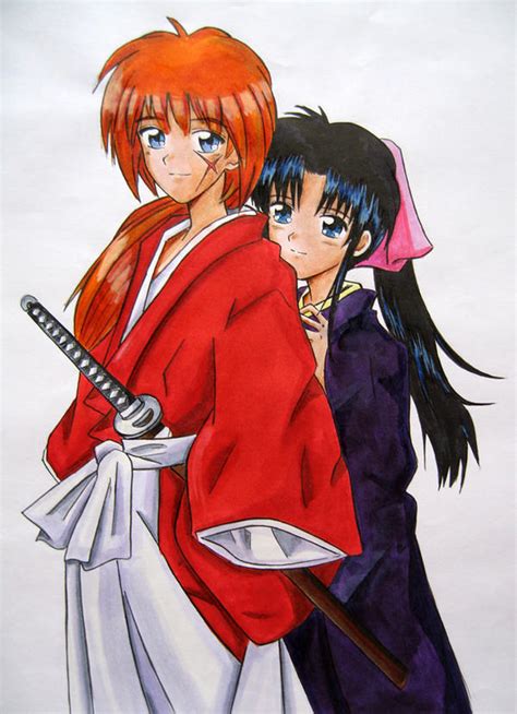 Kenshin And Kaoru By Ingridda On Deviantart