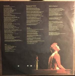 Running On Empty Lp Heftbeilage Live Von Jackson Browne