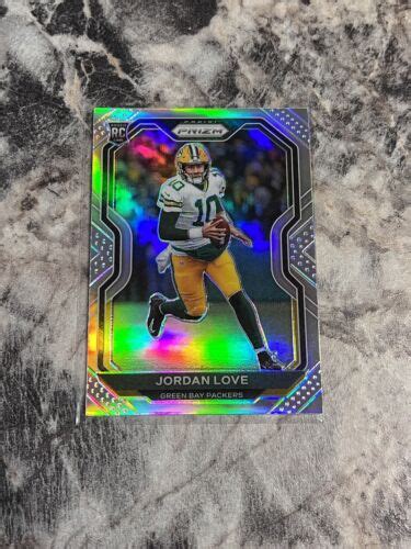 2020 Prizm Jordan Love Silver Prizm Rookie Card RC 363 Packers EBay