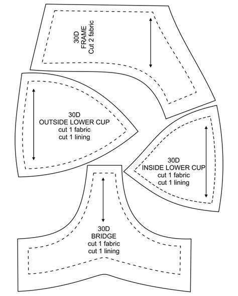 13 Best Bra Cup Pattern Printable Pdf For Free At Printablee Com Artofit