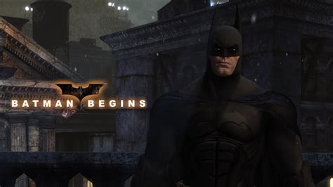 Batman Arkham City Batman Begins Batsuit Mod Showcase Youtube