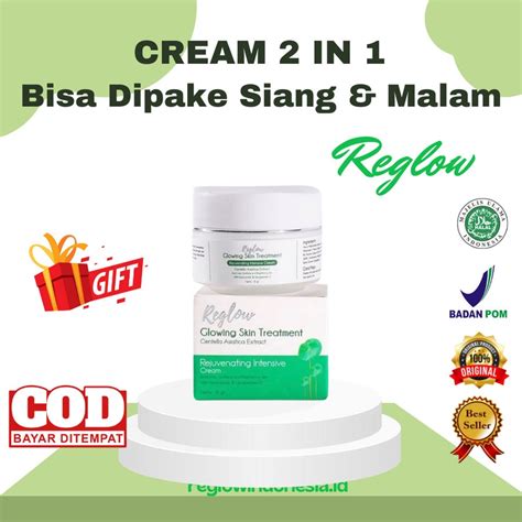 Jual Reglow Day Cream Night Cream Pelembab Pemutih Wajah Bpom