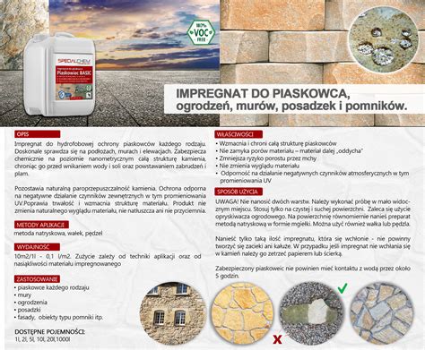 SPECIALCHEM PIASKOWIEC BASIC Impregnat Hydrofobowy NANOSKLEP PL