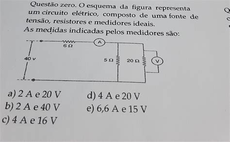 Calcule A Tensão De R4 No Circuito Abaixo