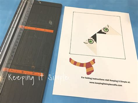 Harry Potter Corner Bookmark with Printable