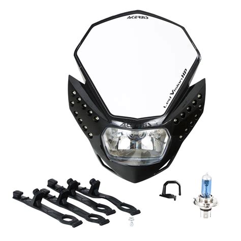 Acerbis Headlight LED Vision HP incl spotlight TÜV compliant black