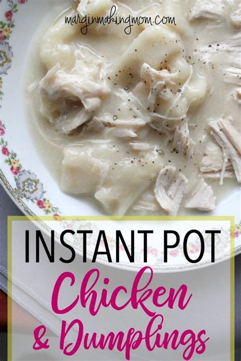 The Best Instant Pot Chicken And Dumplings Cracker Barrel Copycat