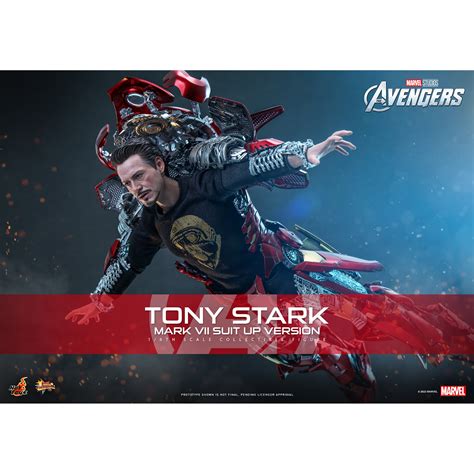 Marvel Tony Stark Mark VII Suit Up Version 1 6 Scale Figure Hot Toys