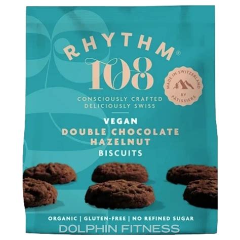 Rhythm 108 Double Chocolate Hazelnut Biscuits 1 X 135g