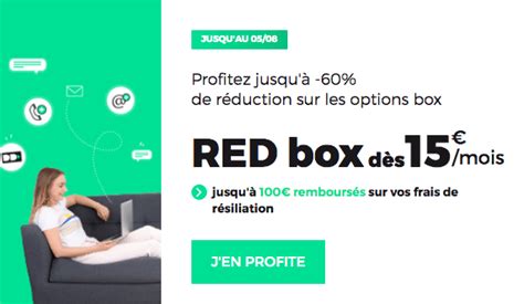 De R Duction Sur Les Options De La Box Internet De Red By Sfr